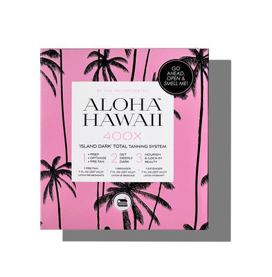 ALOHA HAWAII BOX 3 STEP TOTAL TANNING SYSTEM - CALIFORNIA BRONZE