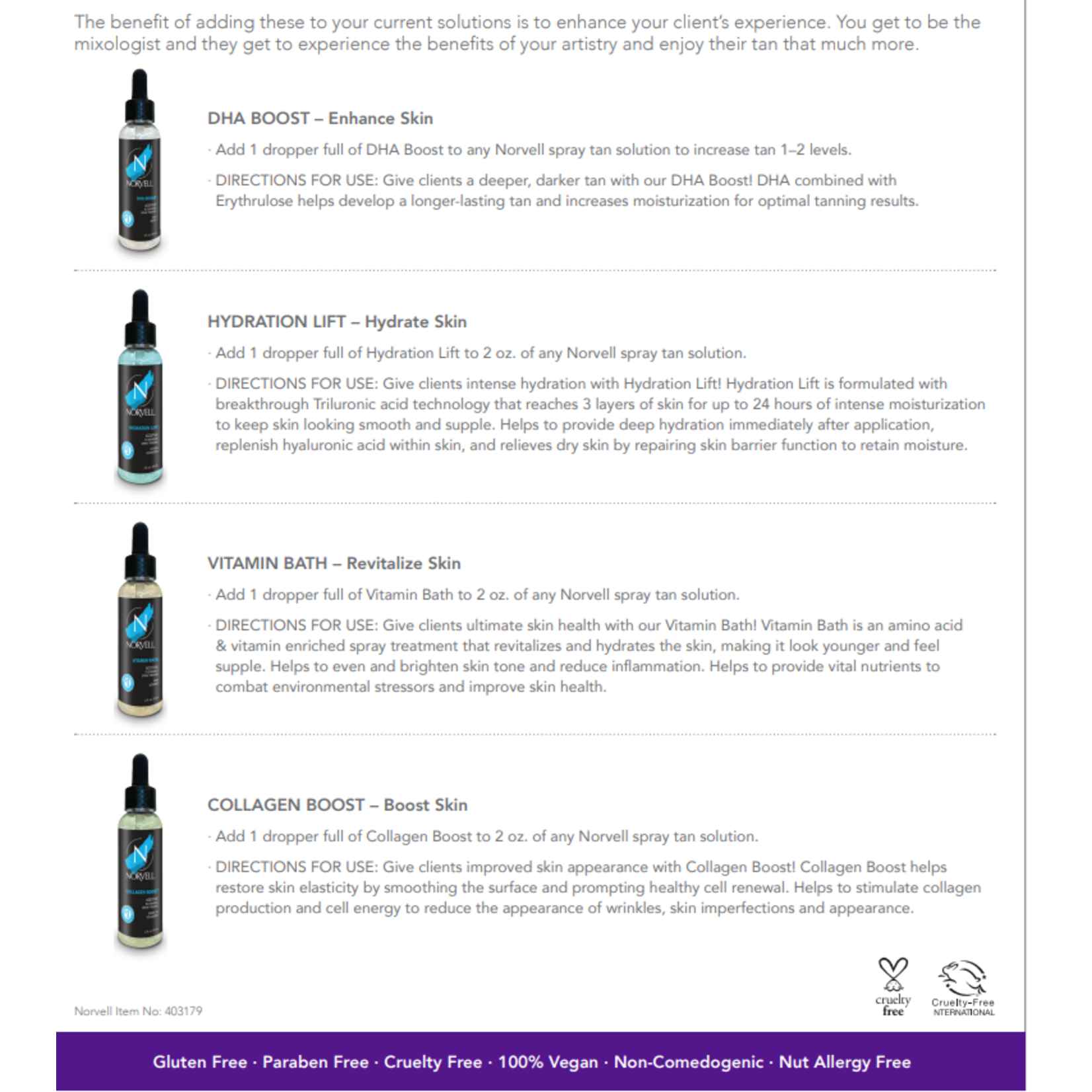 NORVELL Norvell Drops - Select from  DHA Booster, Vitamin Boost, Hydrolift