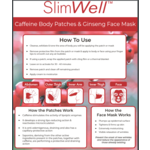 RED FIT ABDOMEN - RED FIT PATCH WRAP SLIMWELL PATCHES - Caffeine Abdomen Contour Body Patch