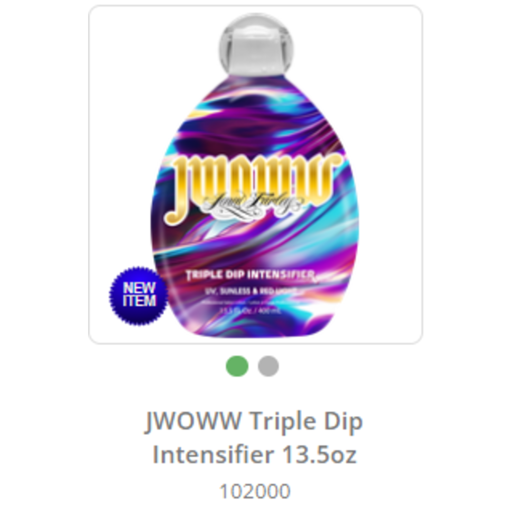 jwoww triple dip tanning lotion