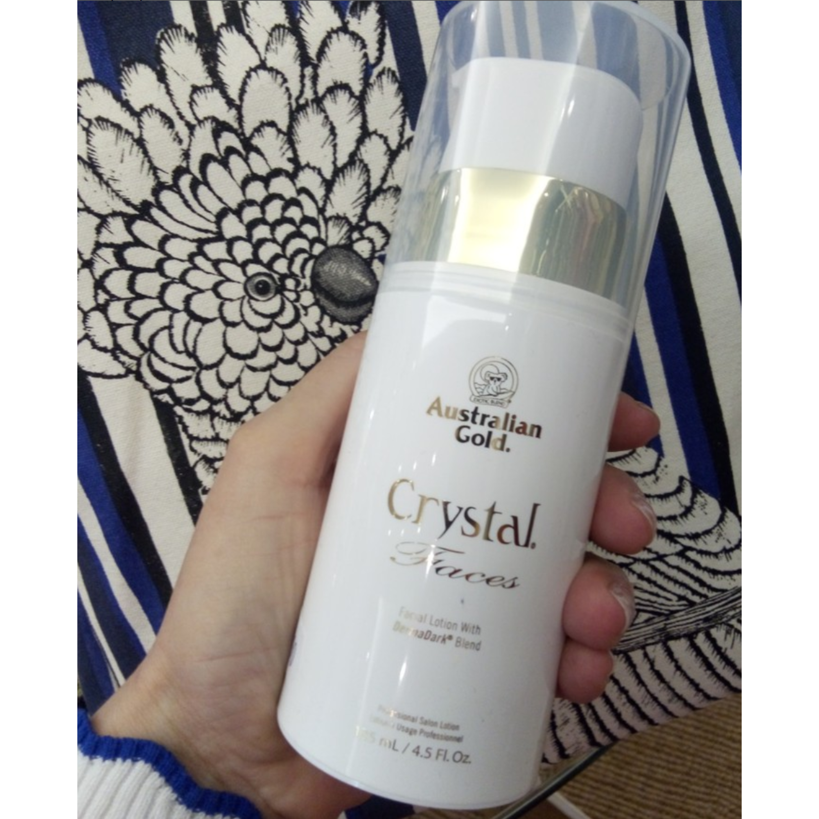 AUSTRALIAN GOLD AUSTRALIAN GOLD CRYSTAL FACES FACIAL TANNING LOTION 4.5 Oz