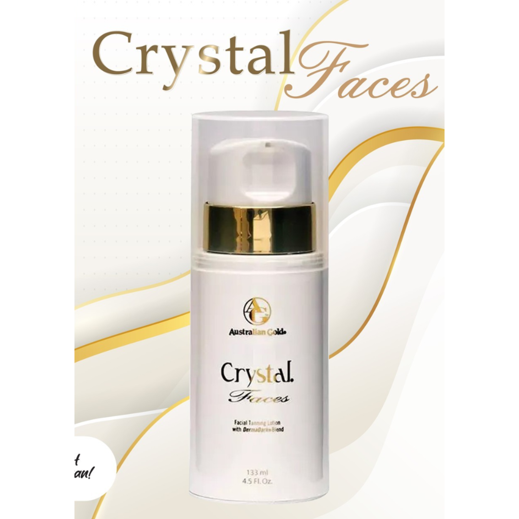 AUSTRALIAN GOLD AUSTRALIAN GOLD CRYSTAL FACES FACIAL TANNING LOTION 4.5 Oz