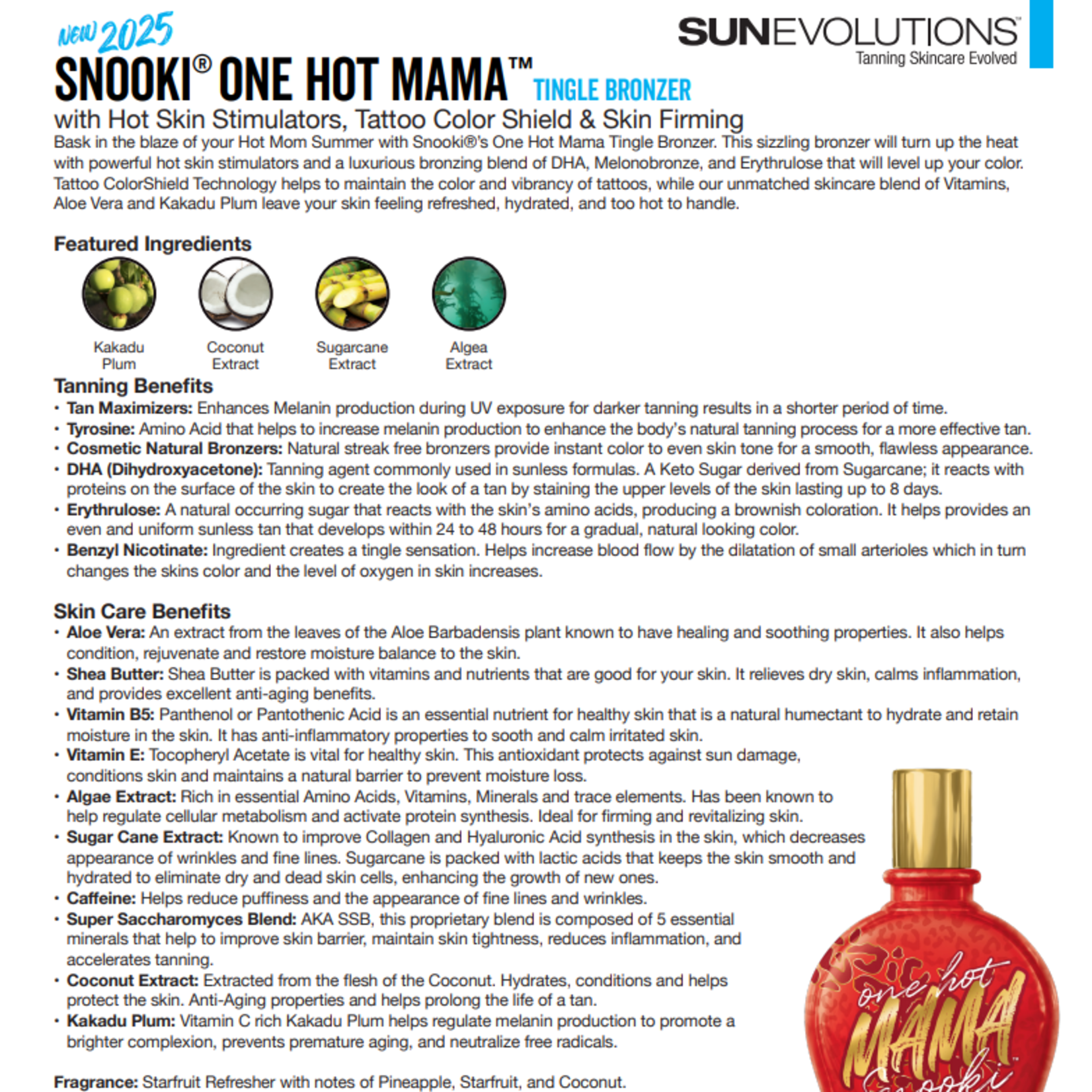 SNOOKI SNOOKI ONE HOT MAMA NEW 2025 LOTION