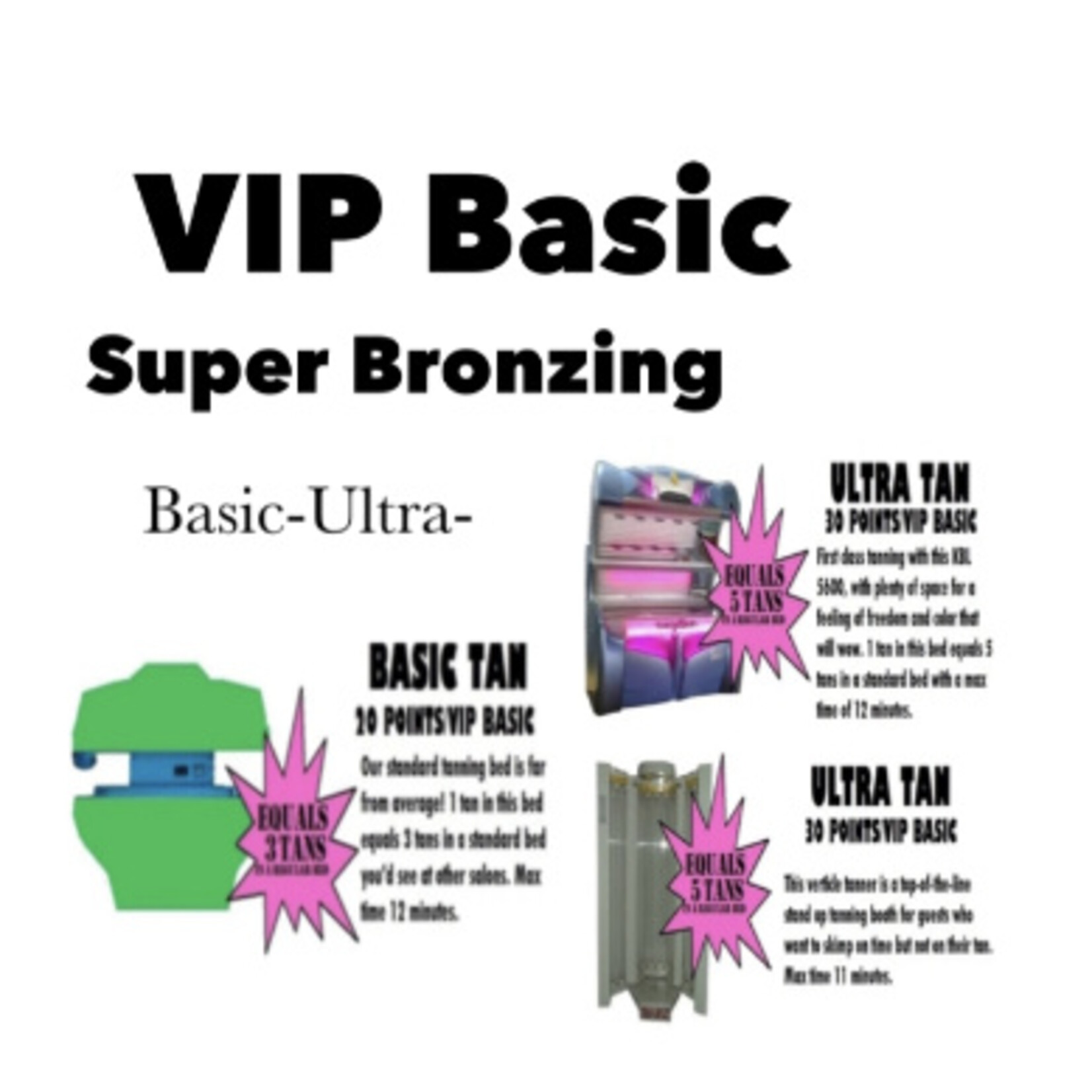 CALIFORNIA BRONZE VIP BASIC  - buy 5 months get 1 free