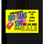 CALIFORNIA BRONZE 100 Tans $99.00