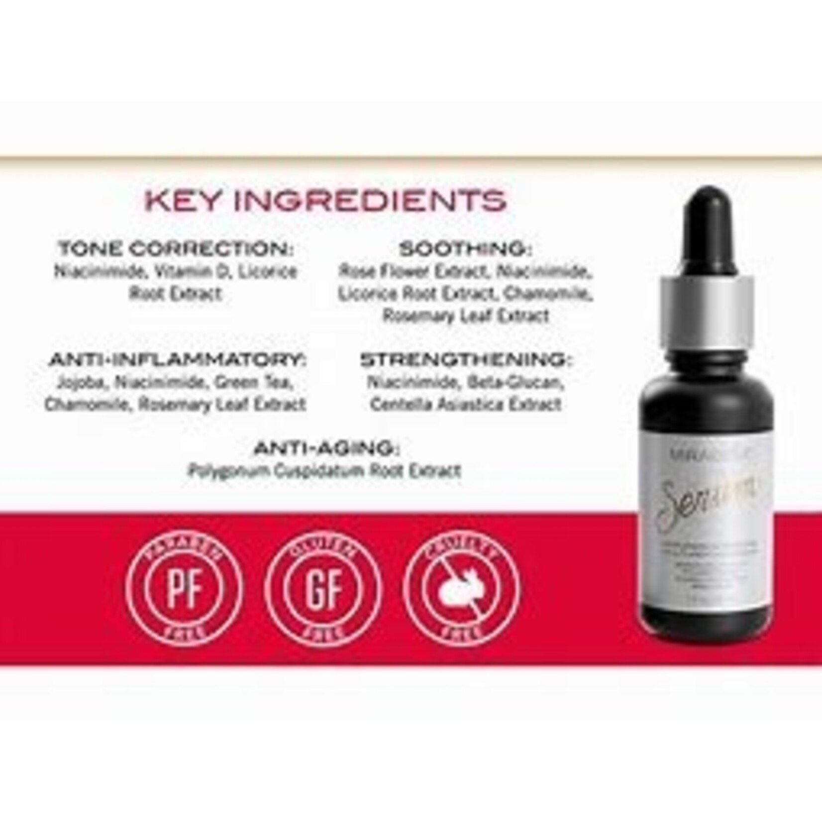 Mirabella Mirabella Replenish and Restore Multi Peptide Serum 1oz