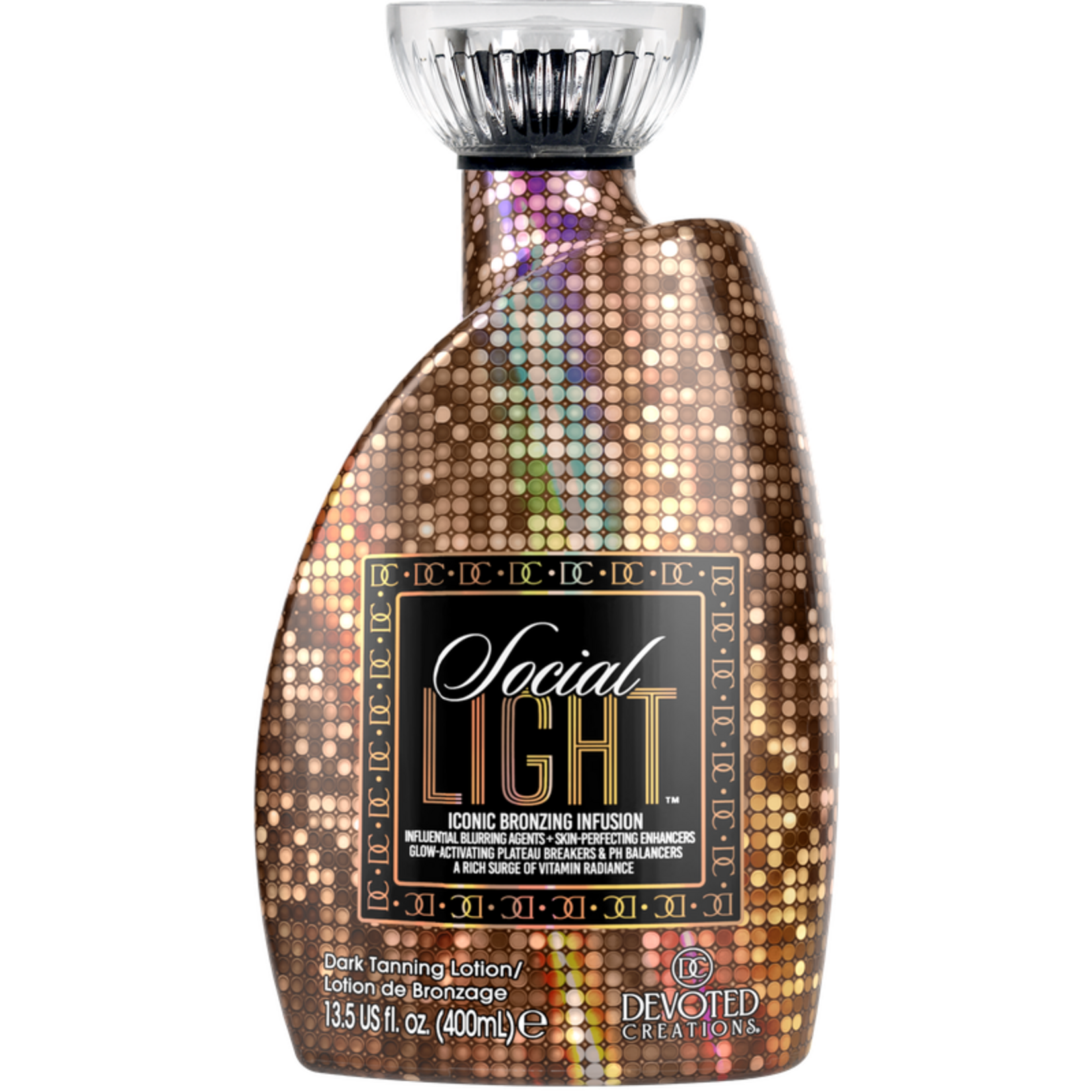DEVOTED CREATIONS Devoted Creations Social Light Bronzing Infusion 13.5 fl oz bottle