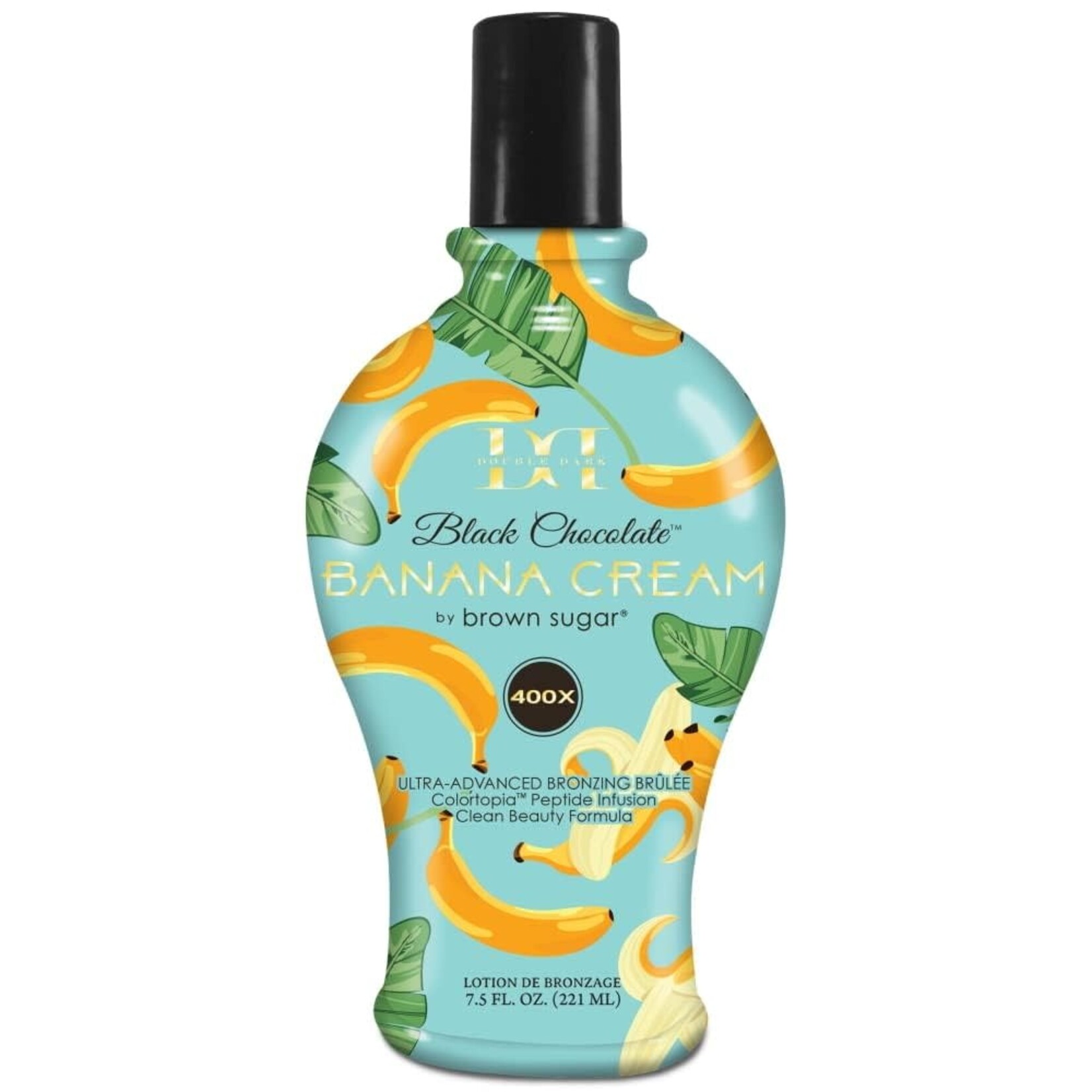 TAN INCORPORATED Double Dark Black Chocolate Banana Cream 7.5 oz bottle