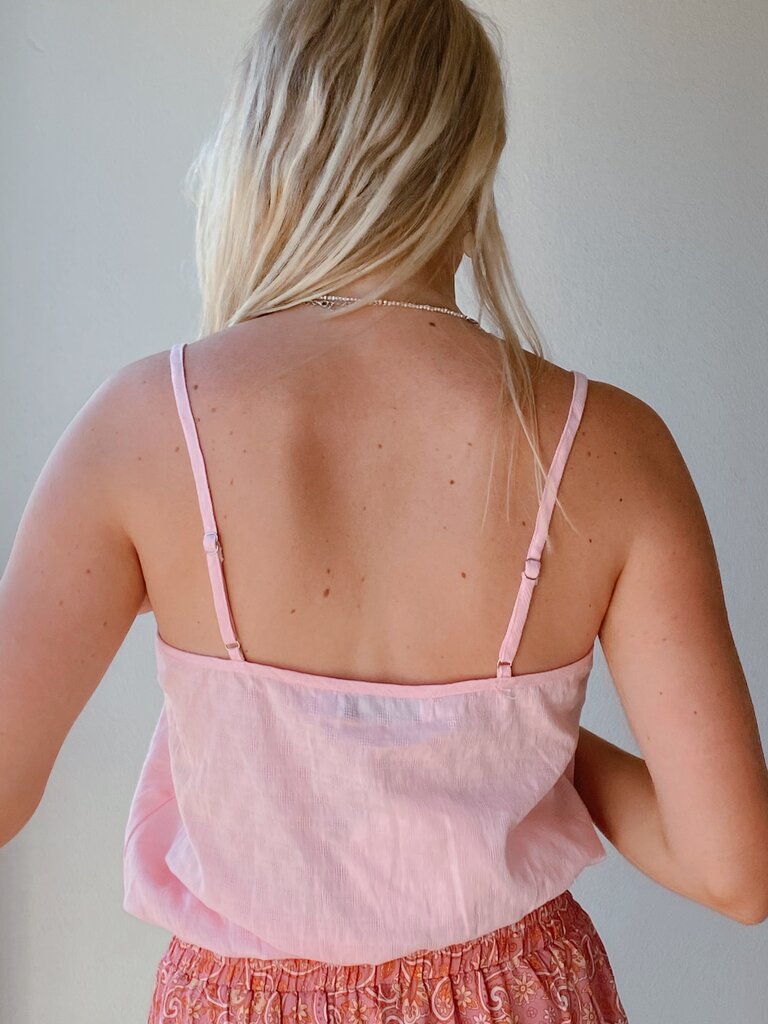Salty Bright HIPPY SINGLET- LIGHT PINK