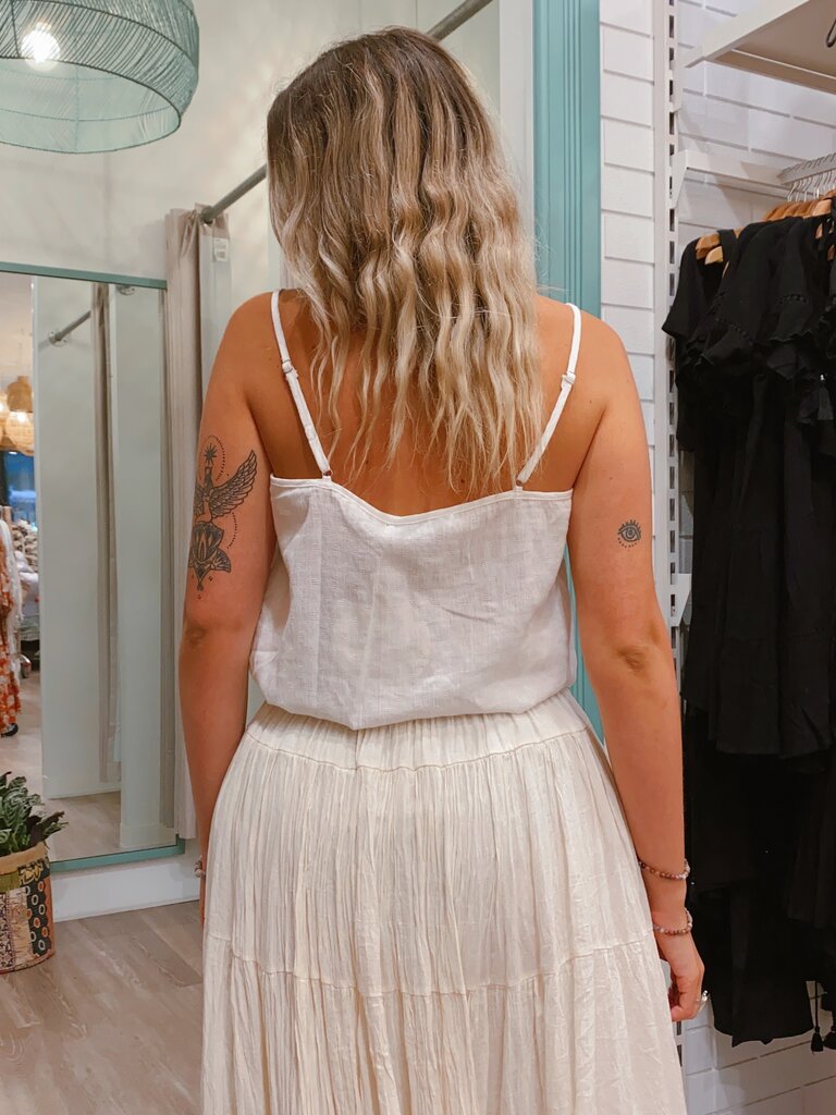 Salty Bright HIPPY SINGLET- LIGHT PINK