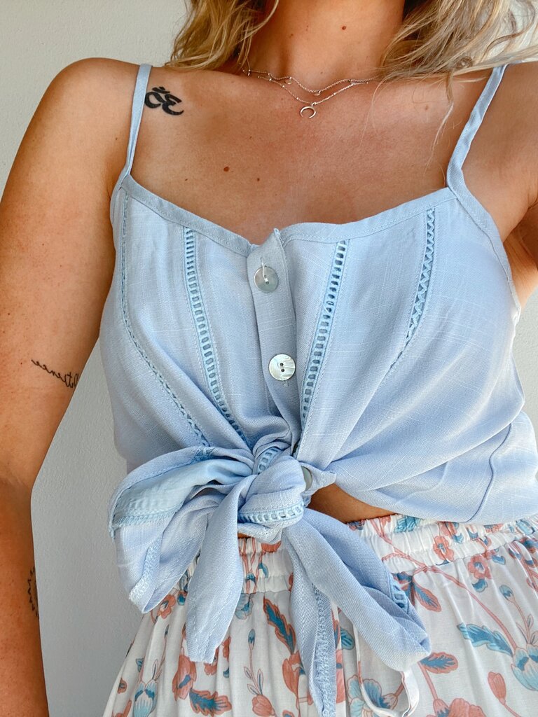Iris Maxi FAY SINGLET BLUE
