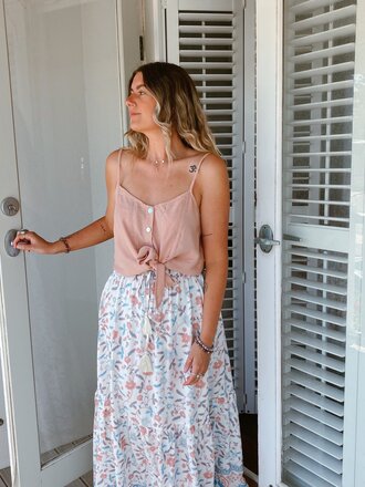 Iris Maxi FAY SINGLET DUSKY PINK Iris Maxi FAY SINGLET DUSKY PINK