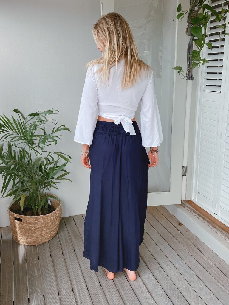Skylah Park CHELLE PANTS NAVY BLUE
