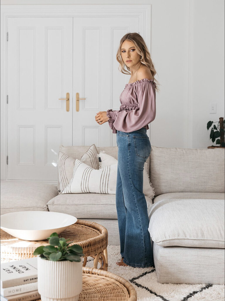 Honey & Stone Co MOLLY ELDERBERRY TOP