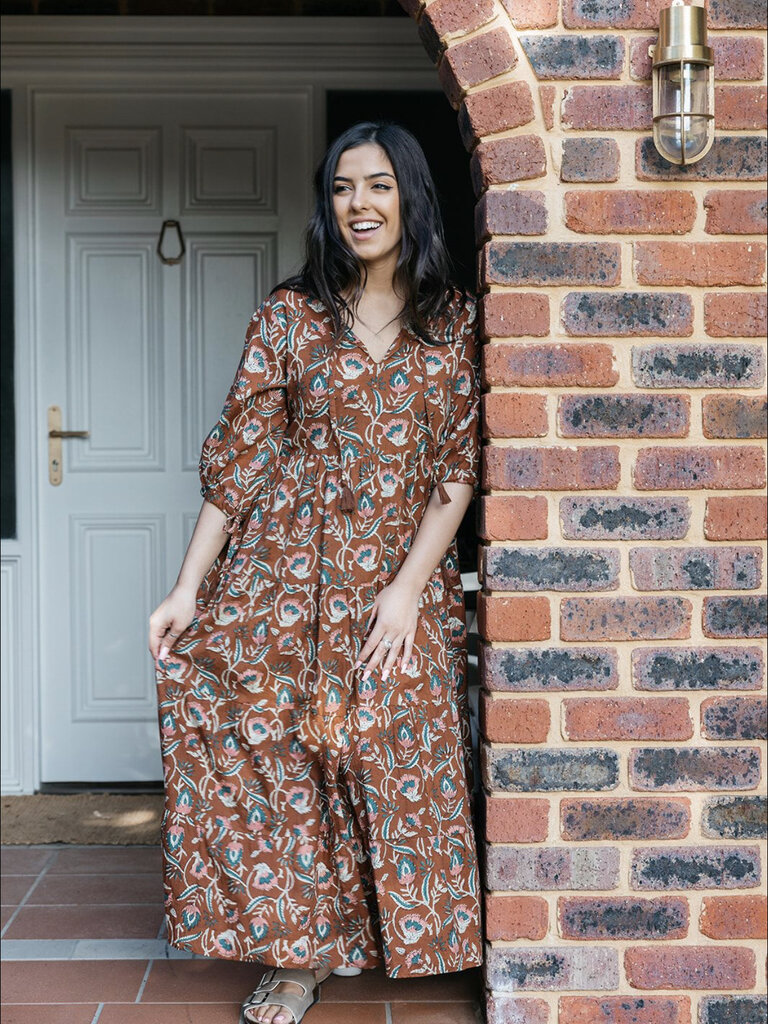 Honey & Stone Co DELILAH MAXI BROWN SUGAR