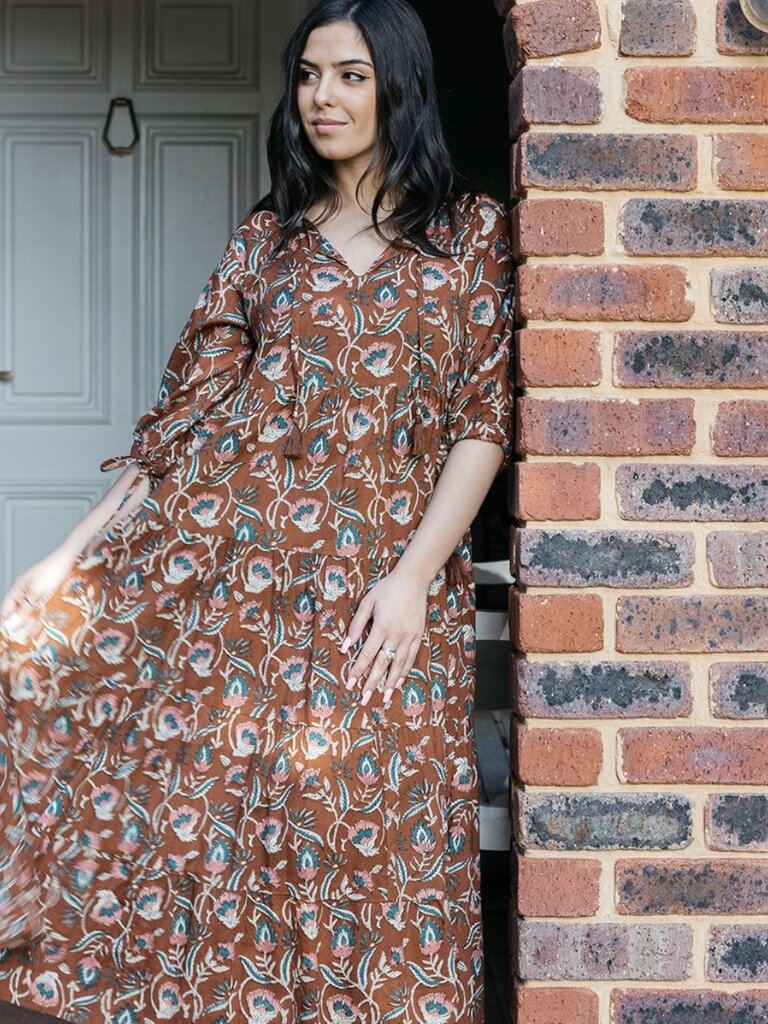 Honey & Stone Co DELILAH MAXI BROWN SUGAR