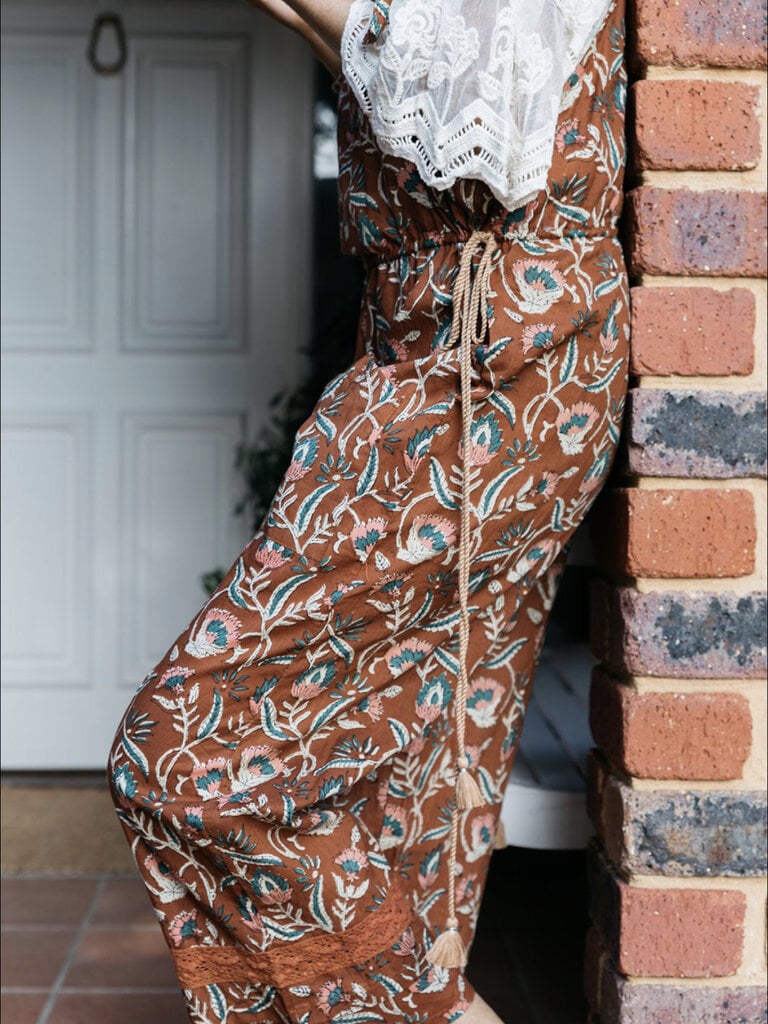 Honey & Stone Co PIPER OVERALLS BROWN SUGAR