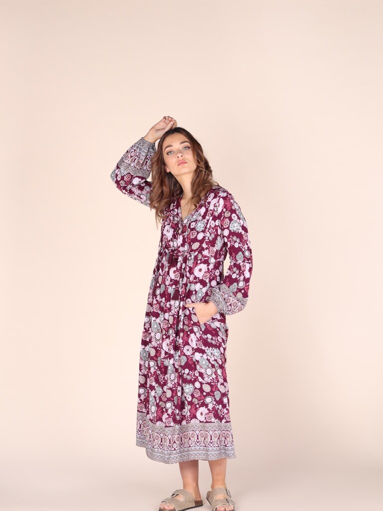 Honey & Stone Co LEXI ORIENTAL BLOOM MIDI