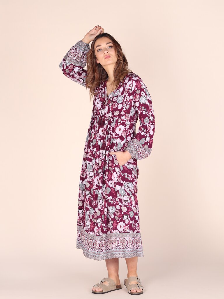 Honey & Stone Co LEXI ORIENTAL BLOOM MIDI