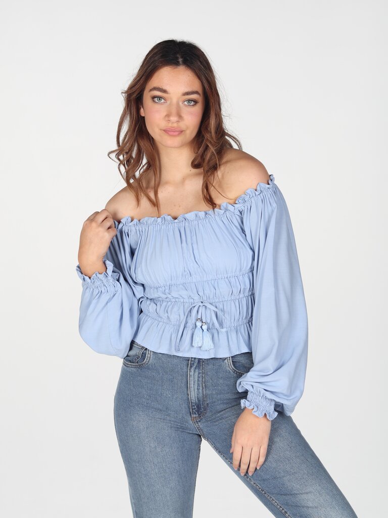 Honey & Stone Co MOLLY DREAM BLUE TOP
