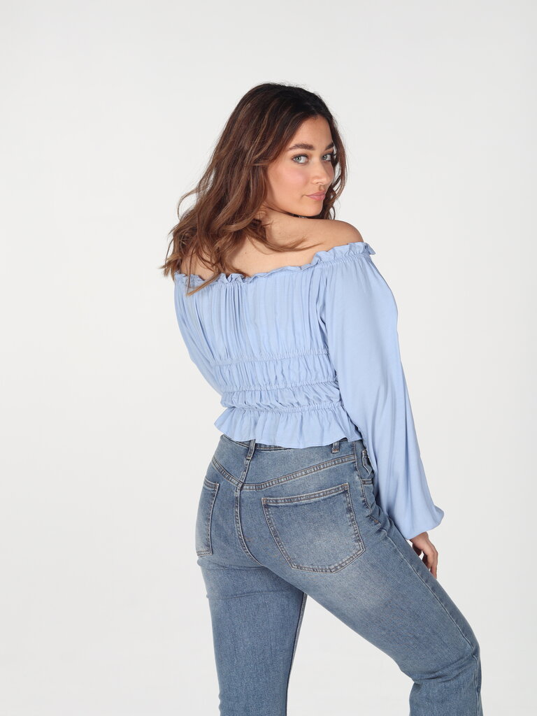 Honey & Stone Co MOLLY DREAM BLUE TOP