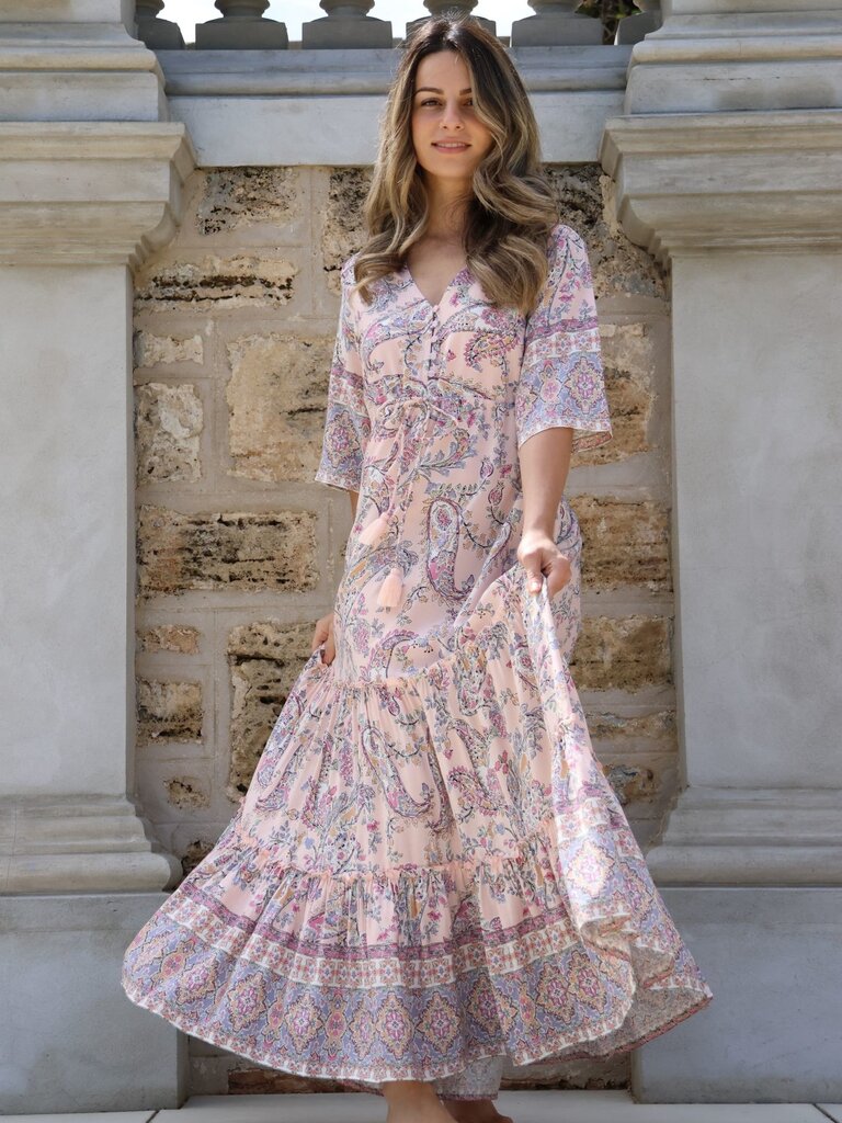 Honey & Stone Co LULU VINTAGE PINK MAXI