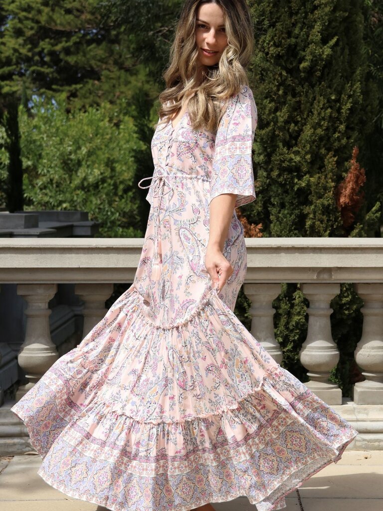 Honey & Stone Co LULU VINTAGE PINK MAXI