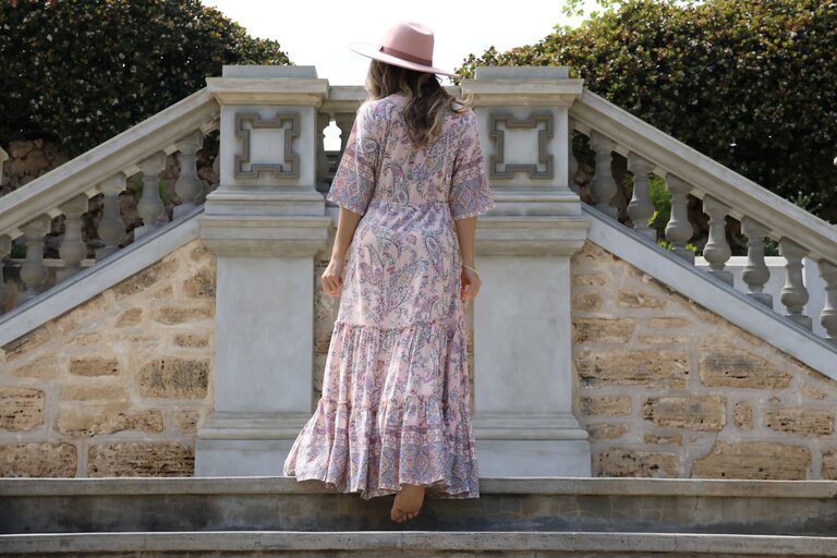 LULU VINTAGE PINK MAXI