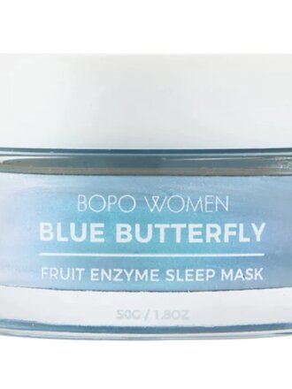 BOPO WOMEN BLUE BUTTERFLY SLEEP MASK