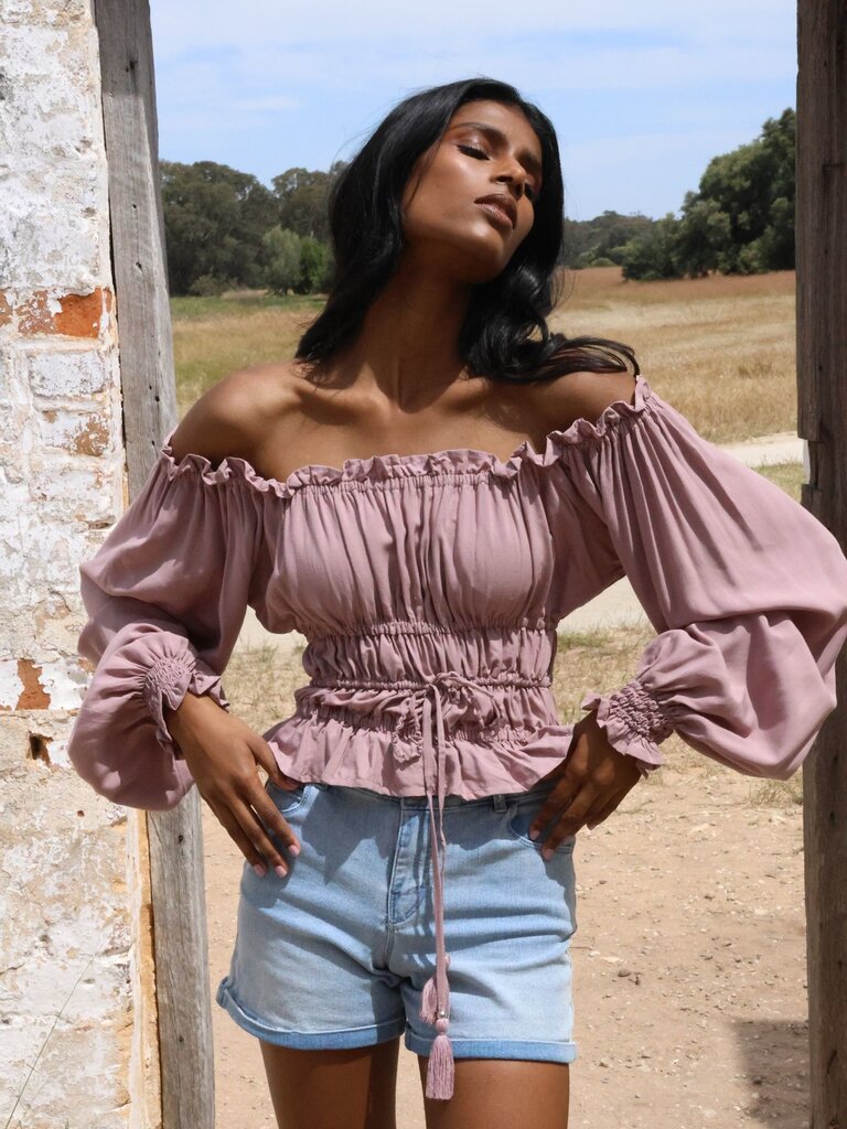 Honey & Stone Co MOLLY ELDERBERRY TOP