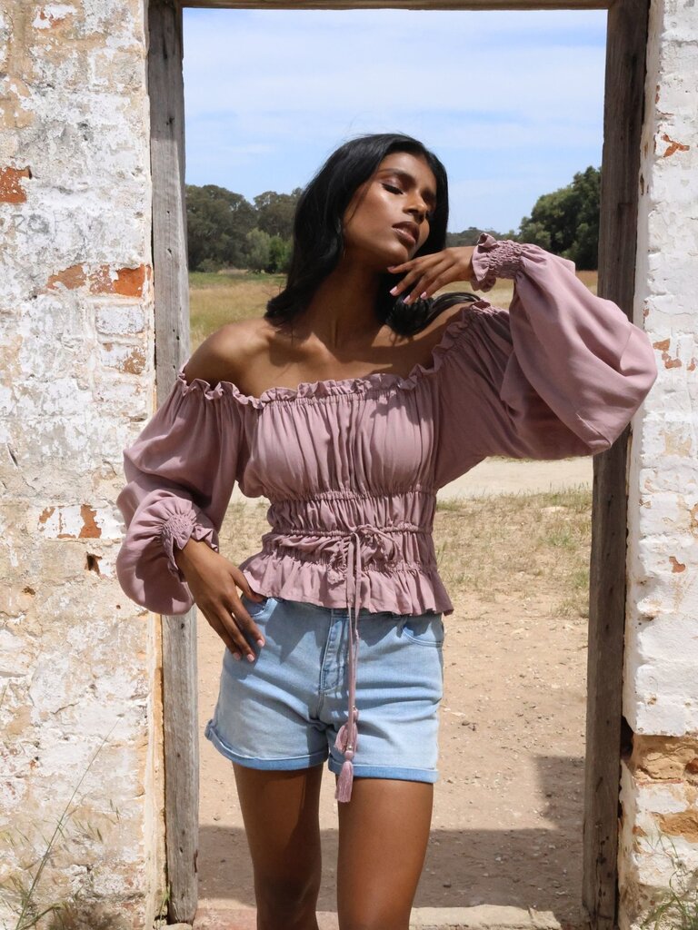 Honey & Stone Co MOLLY ELDERBERRY TOP
