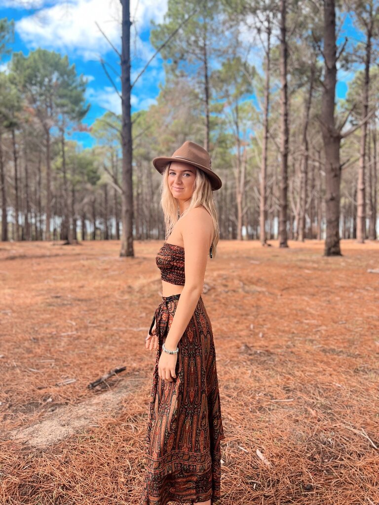 Naked Gypsy KAREN  PAISLEY MIDNIGHT WRAP MAXI