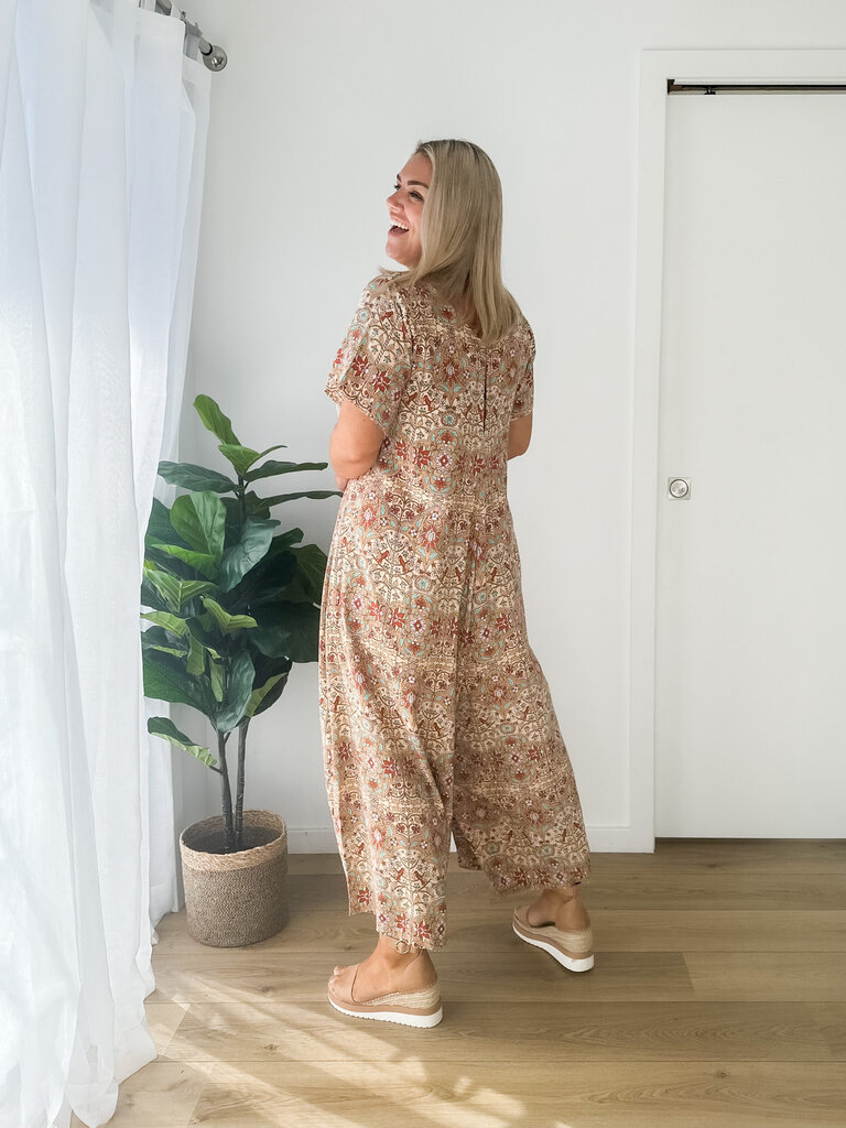 HARLOW ARABESQUE JUMPSUIT