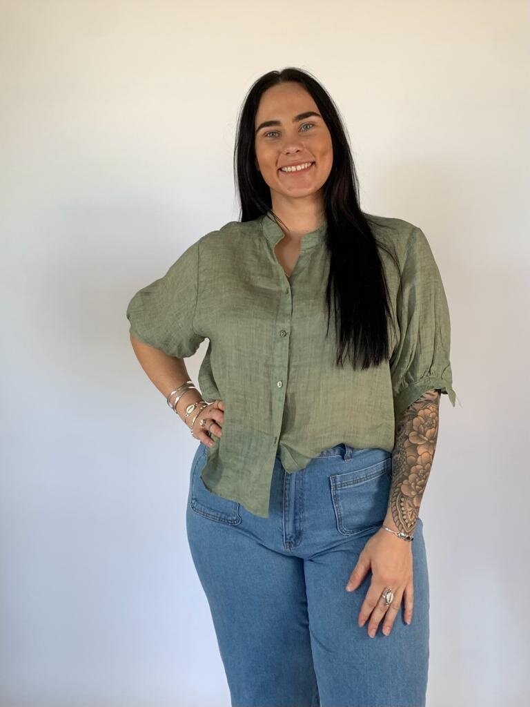 Worthier CLOVER SHIRT -  KHAKI