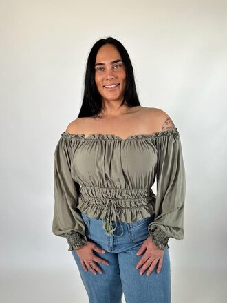 Honey & Stone Co MOLLY FOG TOP Honey & Stone Co MOLLY FOG TOP