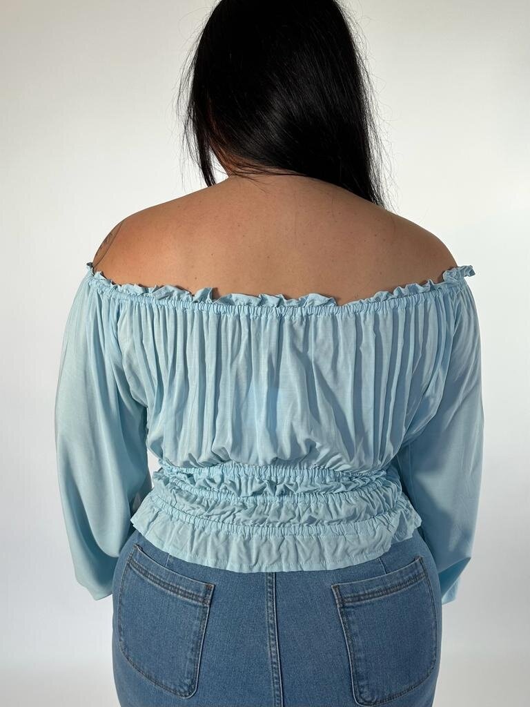 Honey & Stone Co MOLLY AQUA TOP
