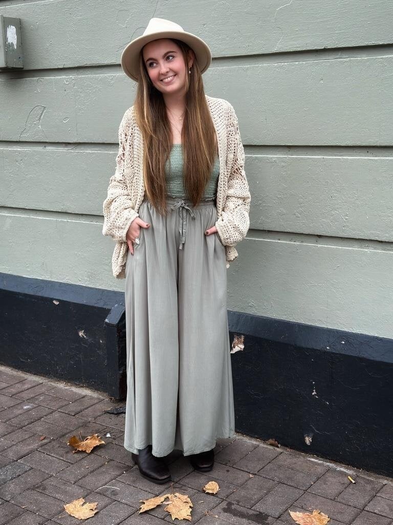 Naked Gypsy TIA WIDE LEG FOG PANTS