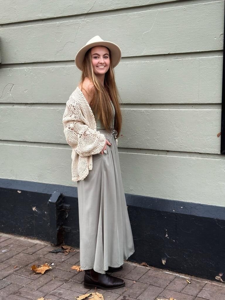 Naked Gypsy TIA WIDE LEG FOG PANTS
