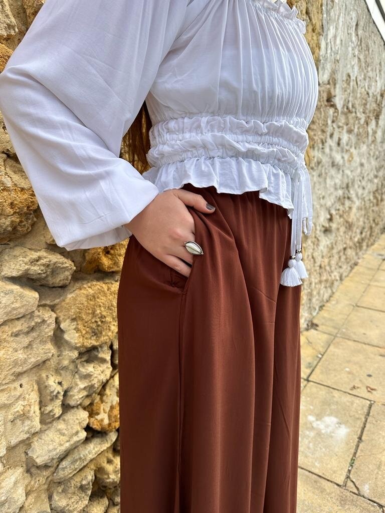 Naked Gypsy TIA WIDE LEG COCO PANTS