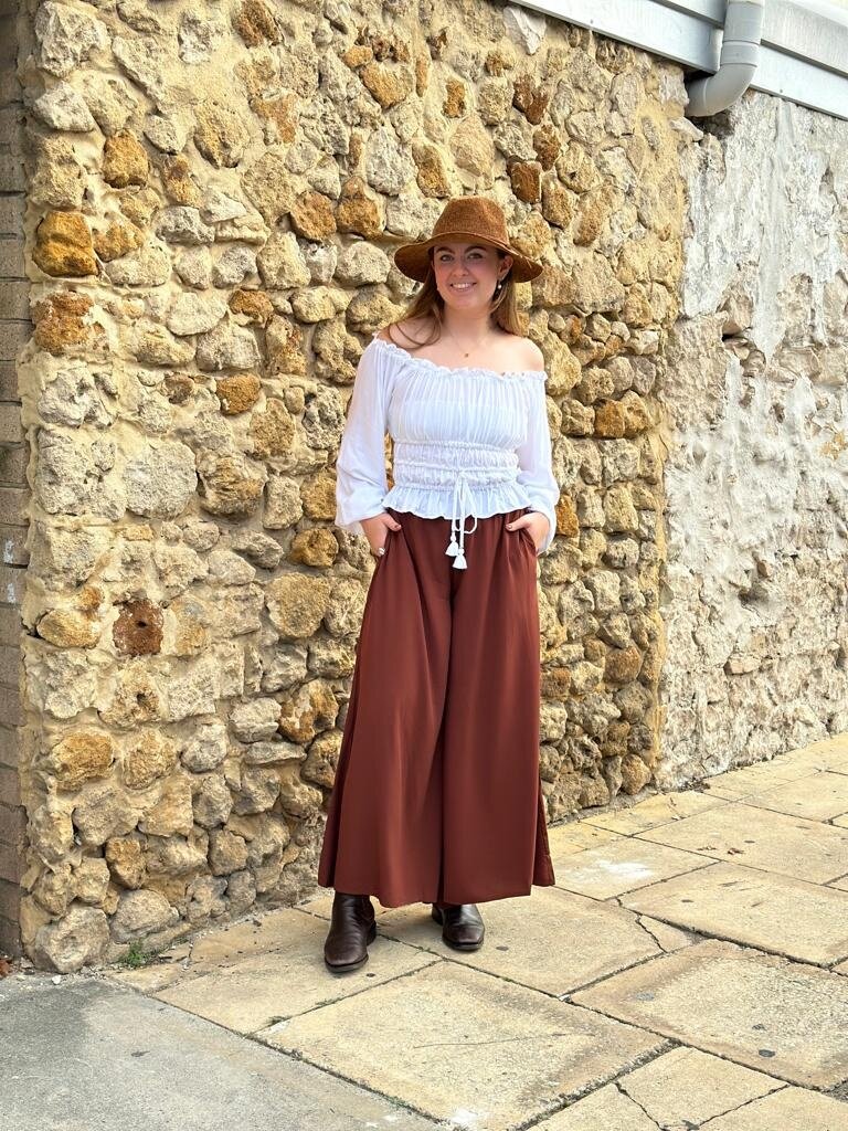 Naked Gypsy TIA WIDE LEG COCO PANTS