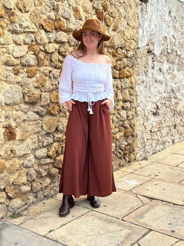 Naked Gypsy TIA WIDE LEG COCO PANTS