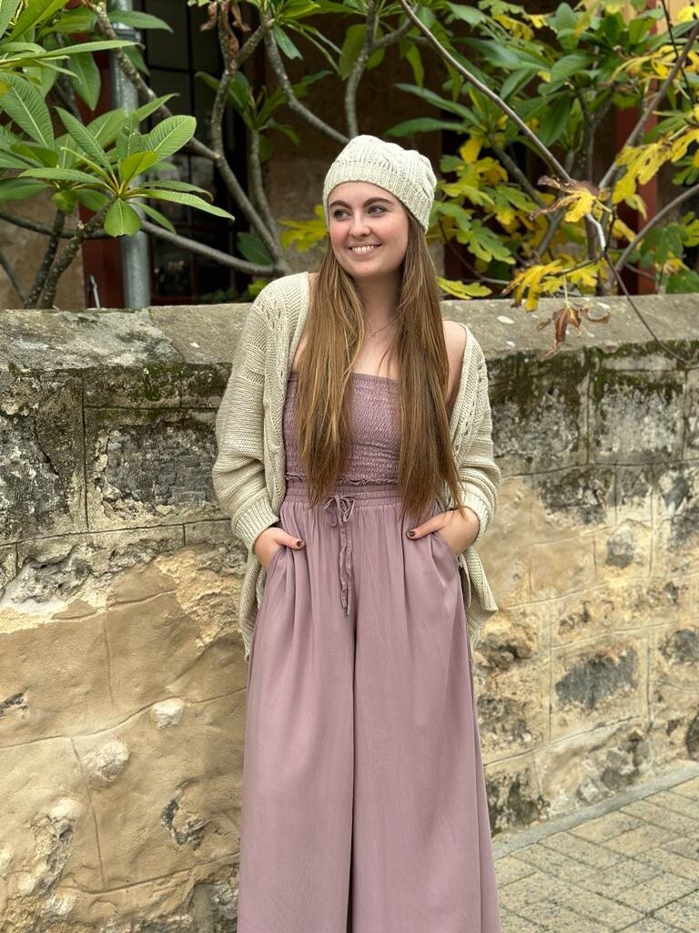 Naked Gypsy TIA WIDE LEG ELDERBERRY PANTS