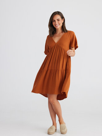 Holiday LOLA COPPER DRESS Holiday LOLA COPPER DRESS