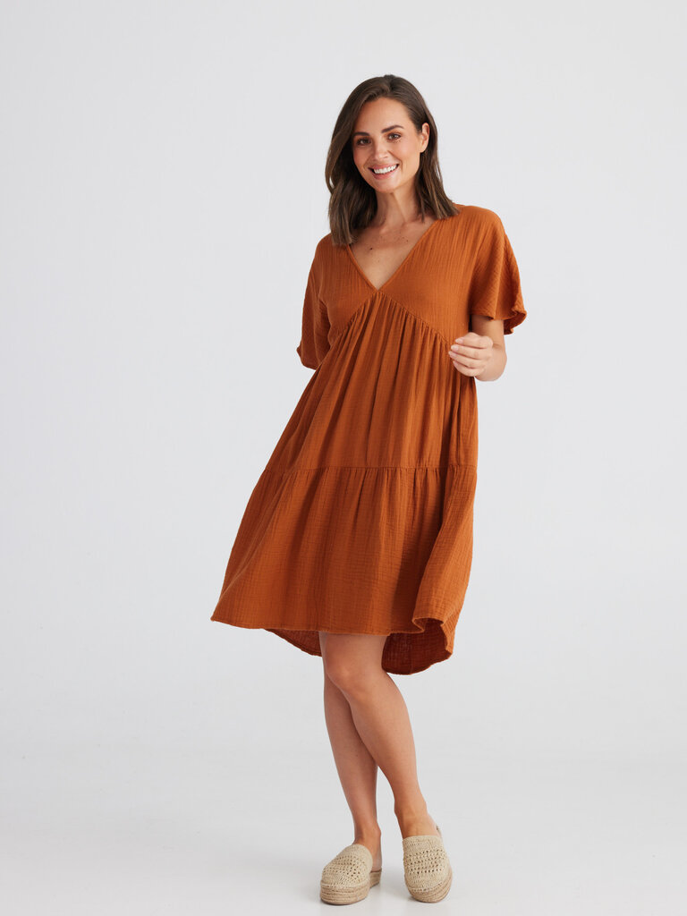 Holiday LOLA COPPER DRESS