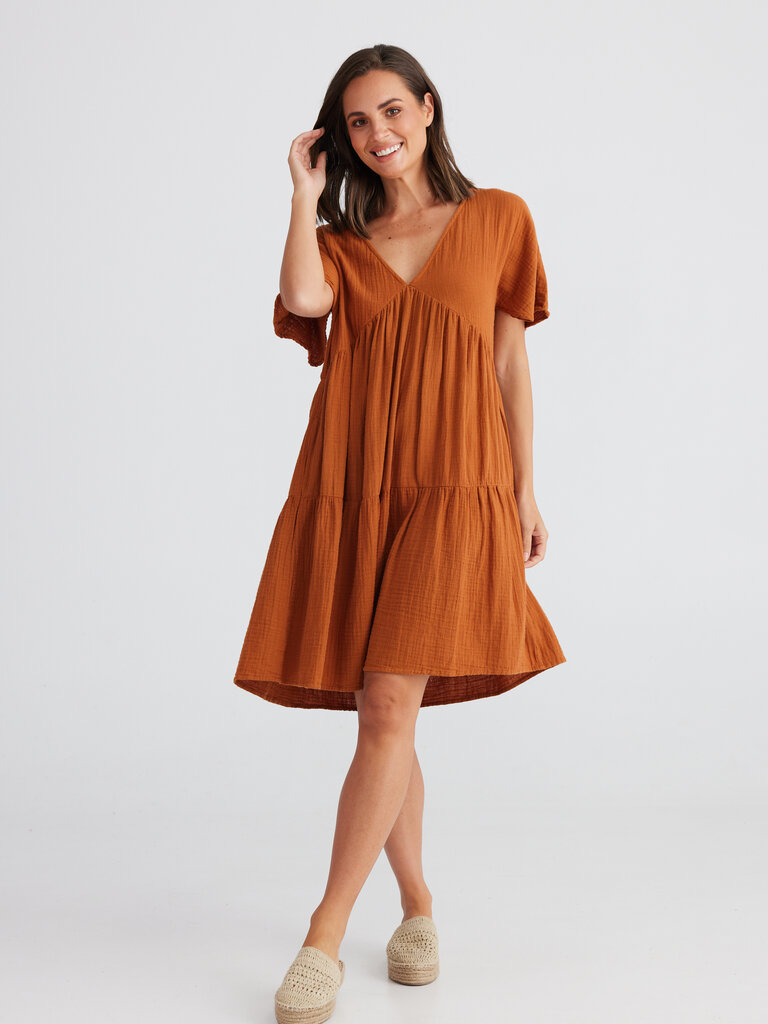 Holiday LOLA COPPER DRESS