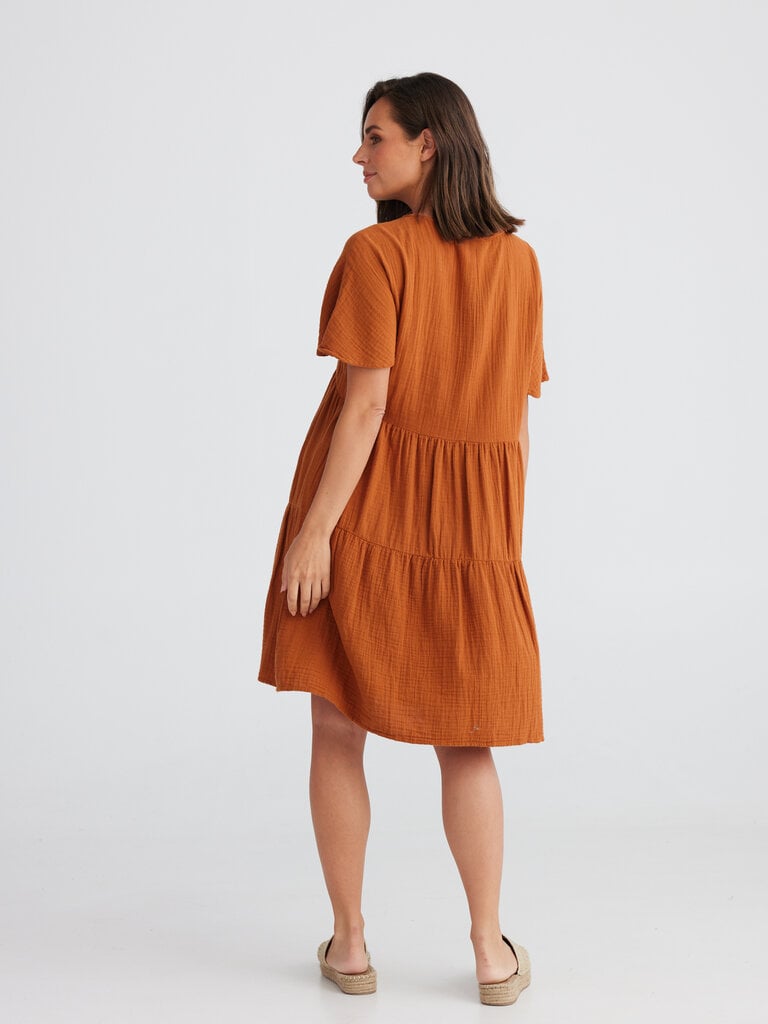 Holiday LOLA COPPER DRESS