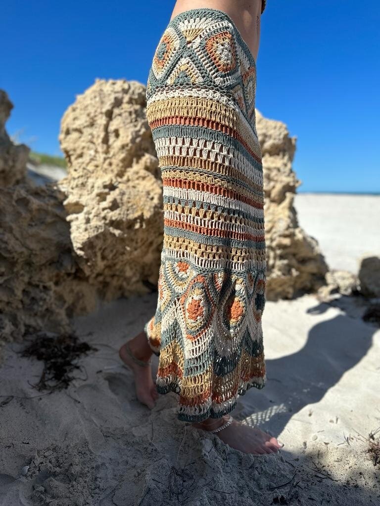 Naked Gypsy SKYE CROCHET RUSTIC SKIRT