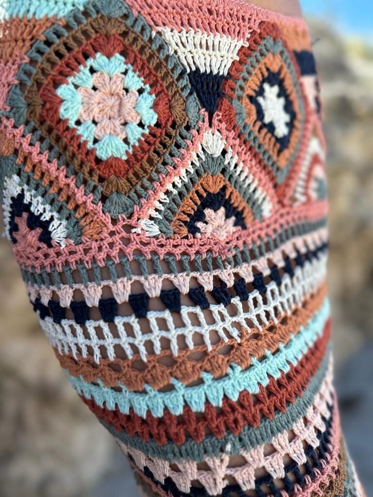Naked Gypsy SKYE CROCHET EARTH SKIRT