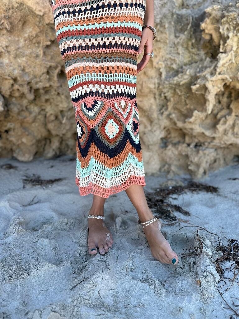 Naked Gypsy SKYE CROCHET EARTH SKIRT