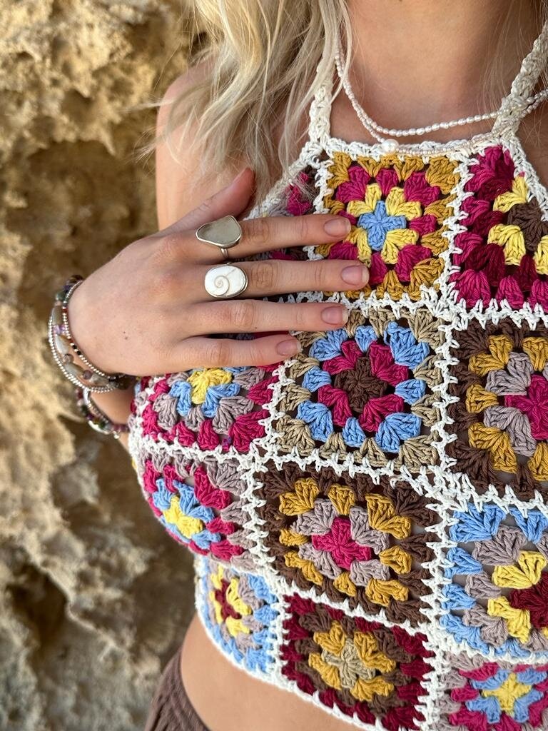 Naked Gypsy LUNA CROCHET  TOP SUNSHINE